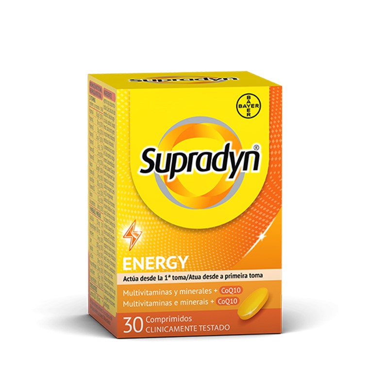Supradyn Energy 30 Comprimidos - Farmácia Garcia
