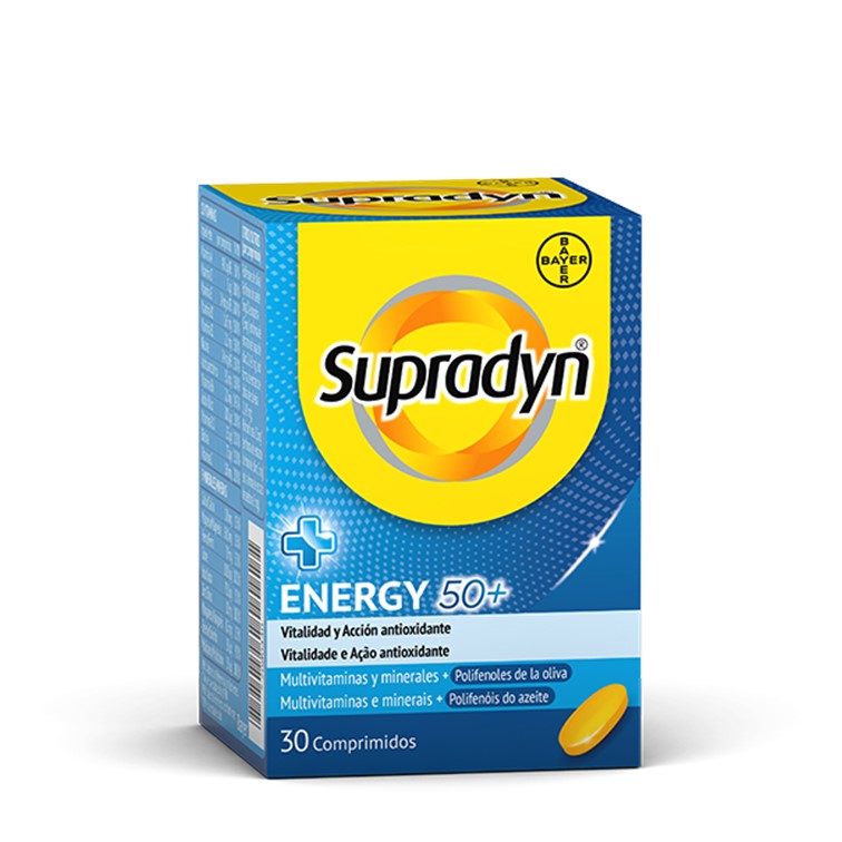 Supradyn Energy 50+ 30 Comprimidos - Farmácia Garcia