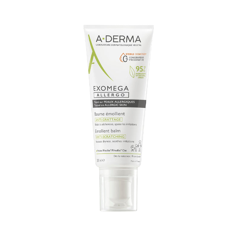 A-Derma Exomega Allegergo - Bálsamo Emoliente Cosmética Estéril 40ml - Farmácia Garcia