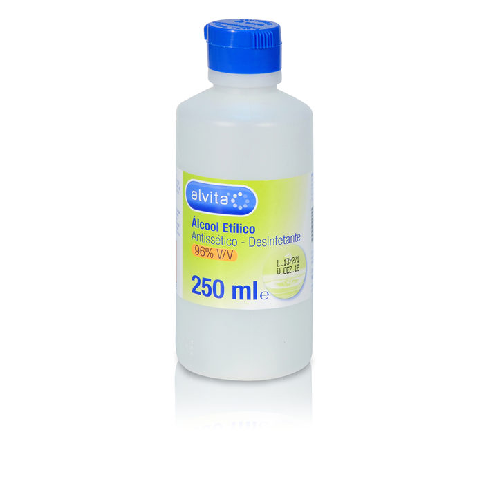 Alvita Álcool Etílico 96% 250ml - Farmácia Garcia