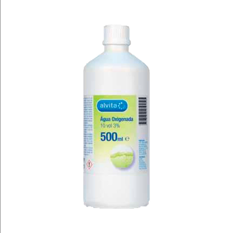 Alvita Água Oxigenada 10 vol 3 % 500ml - Farmácia Garcia