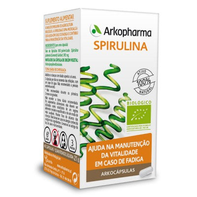 Arkocápsulas Spirulina BIO 45 Cápsulas - Farmácia Garcia