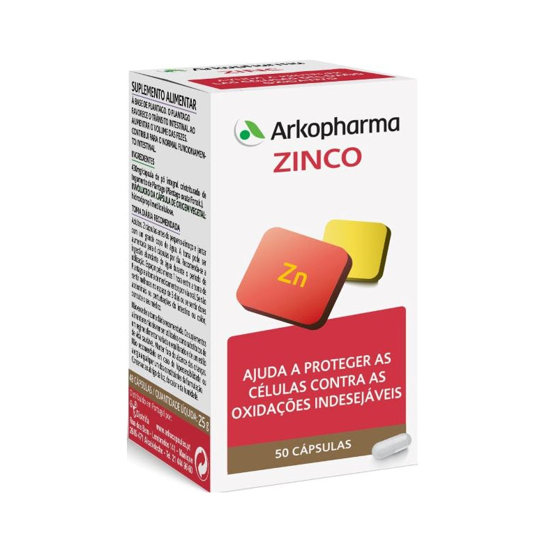 Arkopharma Zinco 50 Cápsulas - Farmácia Garcia