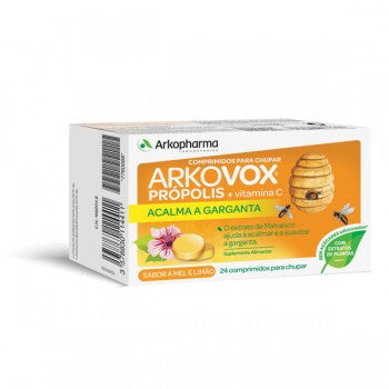 Arkovox Propólis+ Vitamina C Sabor a Mel e Limão - Farmácia Garcia