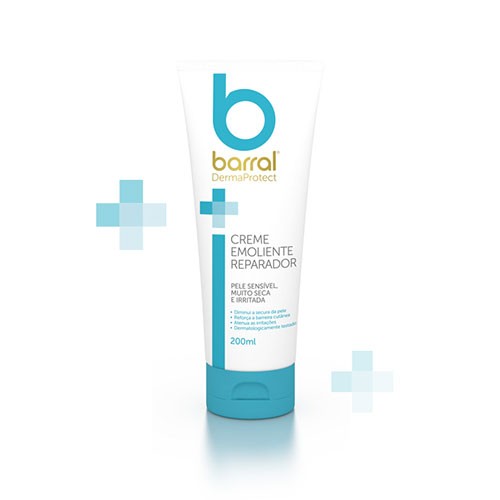 Barral Dermaprotect Creme Emoliente Reparador 200ml - Farmácia Garcia