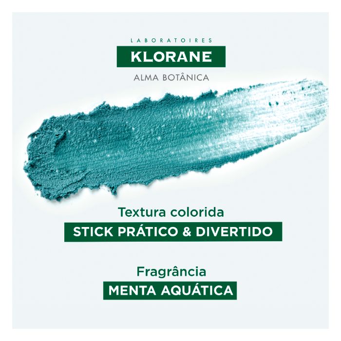 Klorane Menta Aquática Máscara-Stick Purificante 25g - Farmácia Garcia