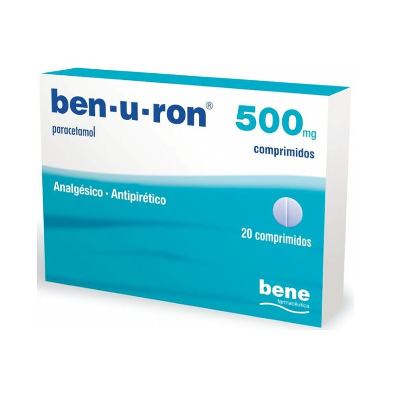 Ben-U-Ron 500mg 20 Comprimidos - Farmácia Garcia