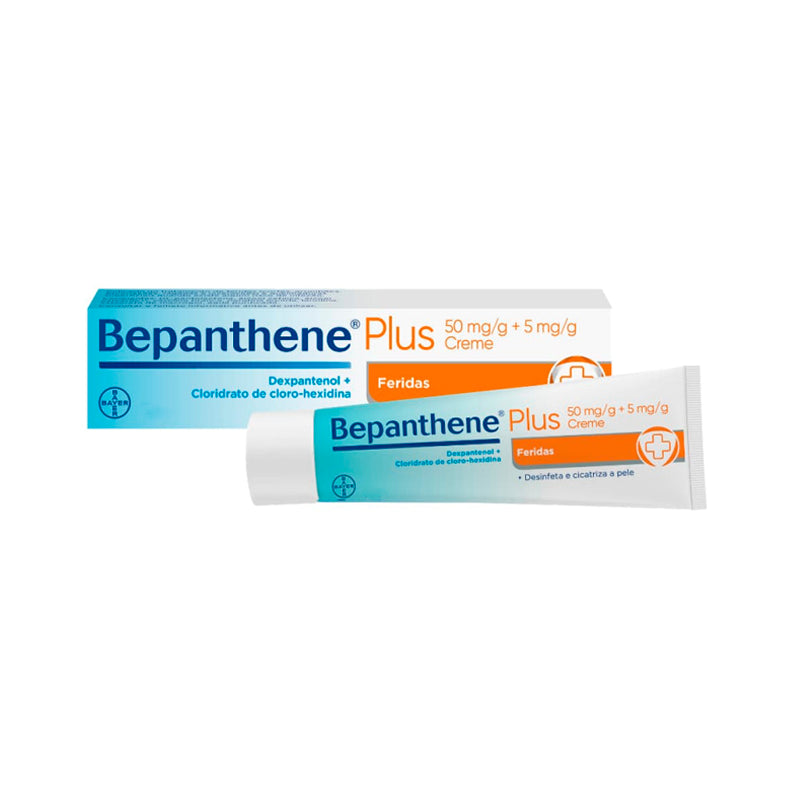Bepanthene Plus 50+5mg/g Creme 100g - Farmácia Garcia