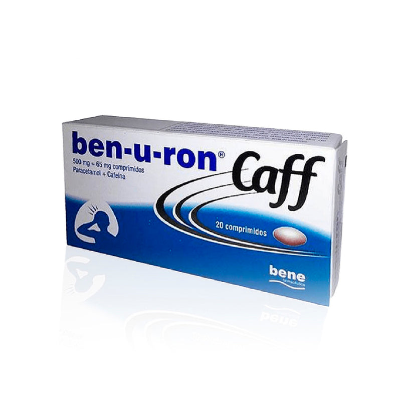 Ben-u-ron Caff, 500/65 mg x 20 comp - Farmácia Garcia
