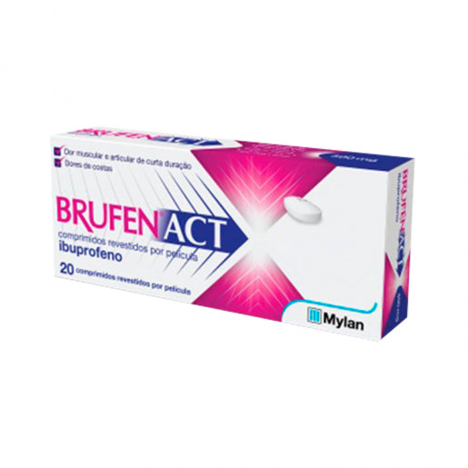 BrufenAct 200mg 20 comprimidos - Farmácia Garcia