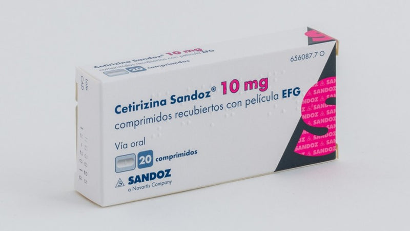 Cetirizina Sandoz MG 10mg 20 Comprimidos - Farmácia Garcia