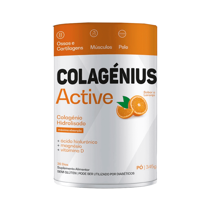Colagénius Active Laranja Pó 345g - Farmácia Garcia