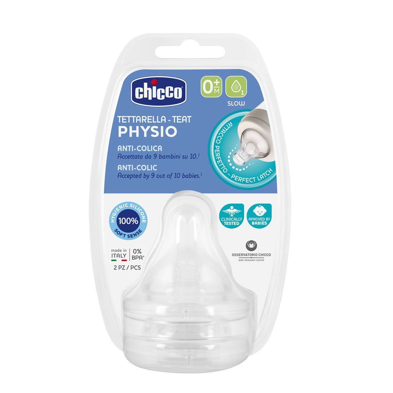 Chicco Biberão Well Being 150ml Fluxo Lento Boy - Farmácia Garcia