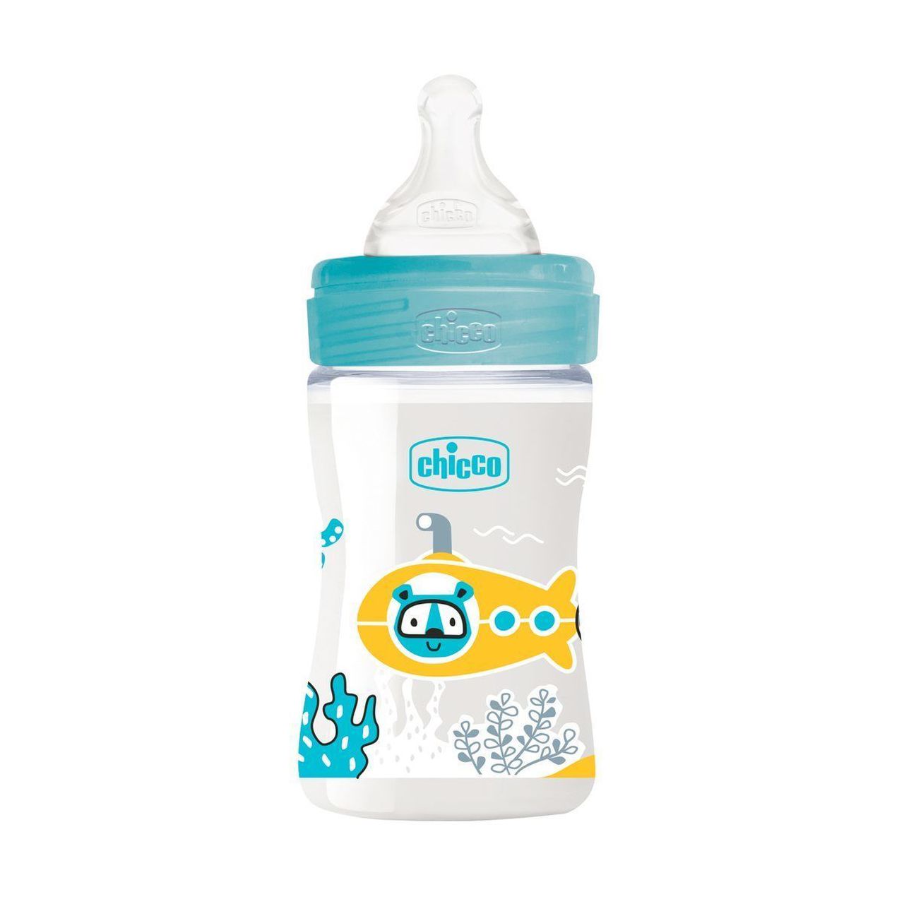 Chicco Biberão Well Being 150ml Fluxo Lento Boy - Farmácia Garcia