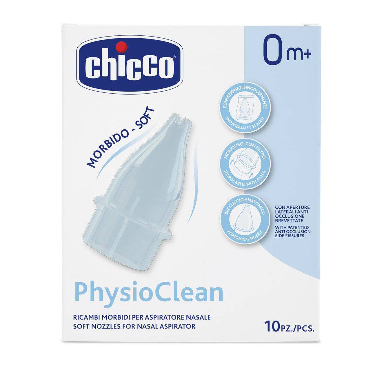 Chicco Recargas Para Aspirador Nasal Physioclean 0m+ - Farmácia Garcia