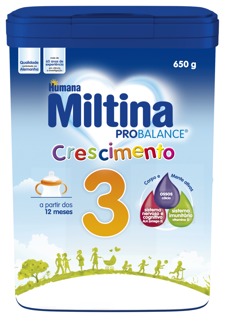 Miltina 3 Probalance Leite Crescimento 650g - Farmácia Garcia