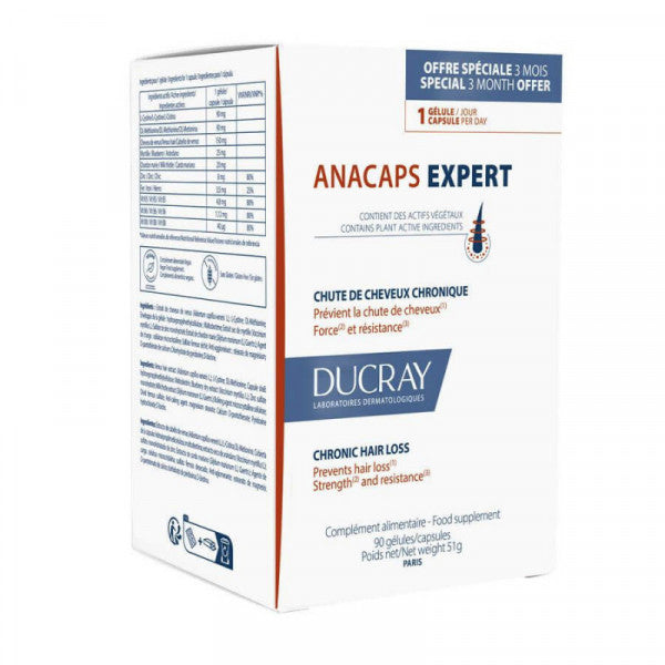 Ducray Anacaps Expert 90 Cápsulas Oferta 30 dias - Farmácia Garcia