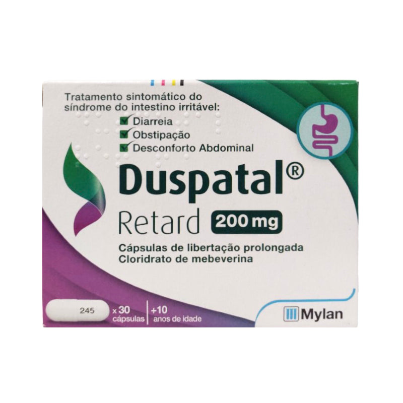 Duspatal Retard 200mg 30 cápsulas - Farmácia Garcia