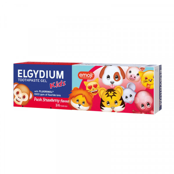 Elgydium Kids Gel Dentífrico Morango Emoji 50ml - Farmácia Garcia