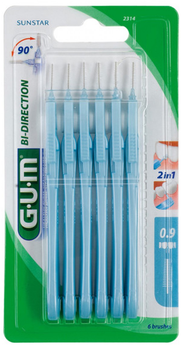 GUM Trav-Ler Bi-Direction Escovilhão 2314 - Farmácia Garcia
