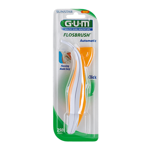 GUM Flosbrush Fio Dentário Automático - Farmácia Garcia