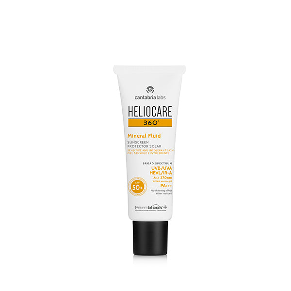 Heliocare 360º Fluido Mineral Pele Sensível SPF50 50ml - Farmácia Garcia