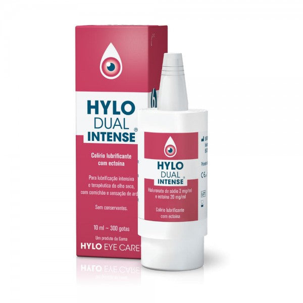 Hylo Dual Intense Colírio Lubrificante Olho Seco 10ml - Farmácia Garcia