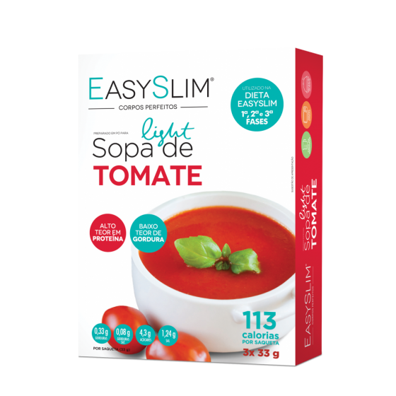 Sopa Light Tomate Saquetas 33g x3 - Farmácia Garcia