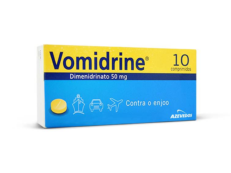 Vomidrine 50 mg x 10 comp - Farmácia Garcia