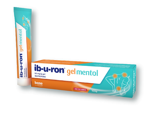 Ib-u-ron Gel Mentol, 50 mg/g-100 g x 1 gel bisnaga - Farmácia Garcia