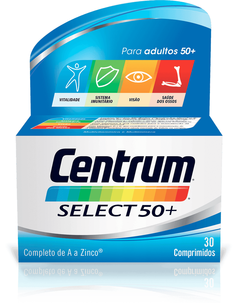 Centrum Select 50+ Comprimidos x30 - Farmácia Garcia