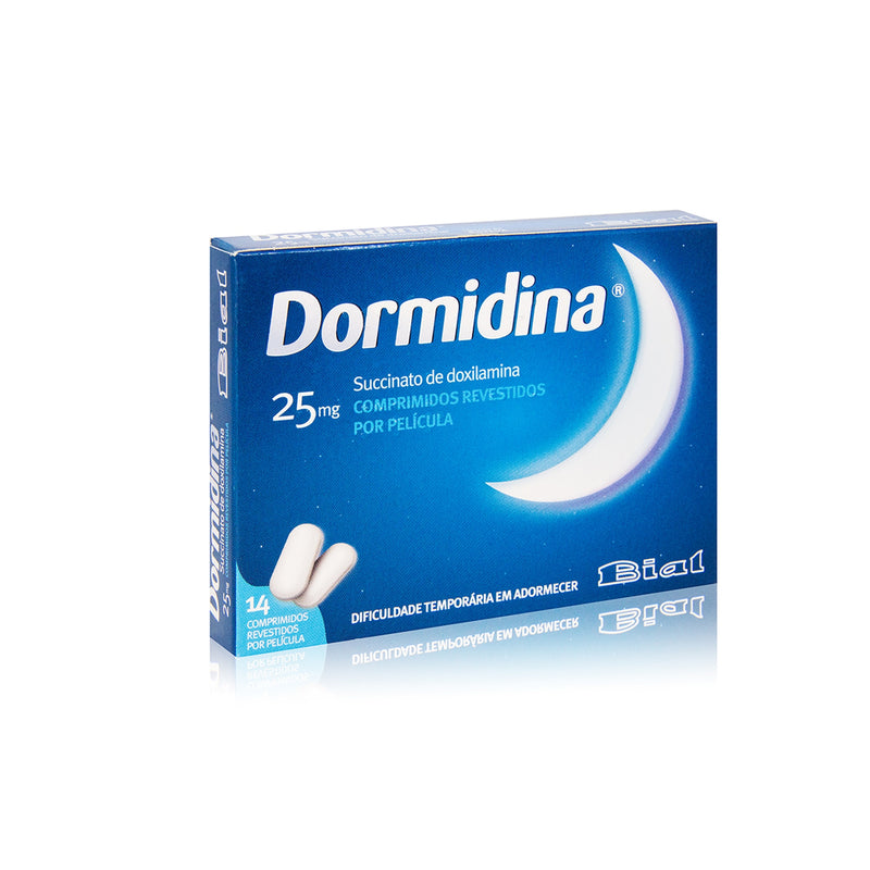Dormidina 25mg x 14 comp rev - Farmácia Garcia