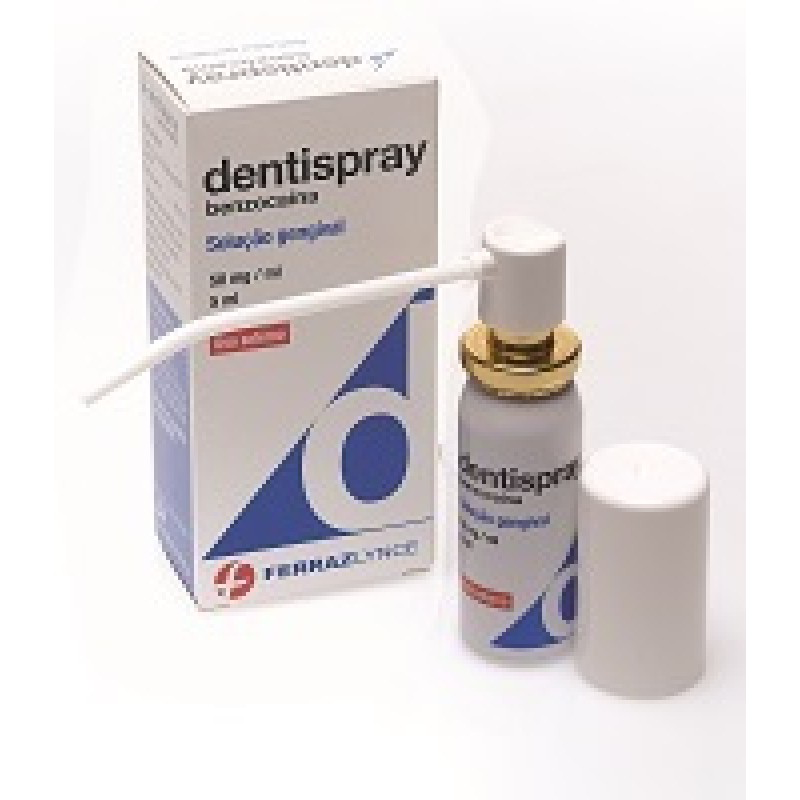 Dentispray, 50 mg/mL-5 mL x 1 sol dent - Farmácia Garcia