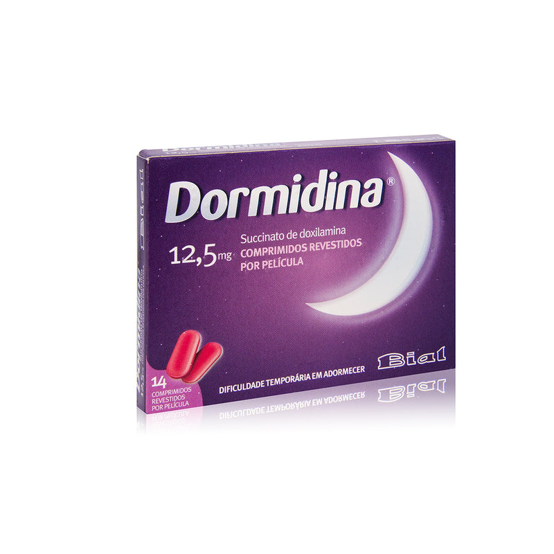 Dormidina 12,5mg x 14 comp rev - Farmácia Garcia