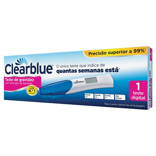 Clearblue Teste Gravidez com Indicador Semanas - Farmácia Garcia