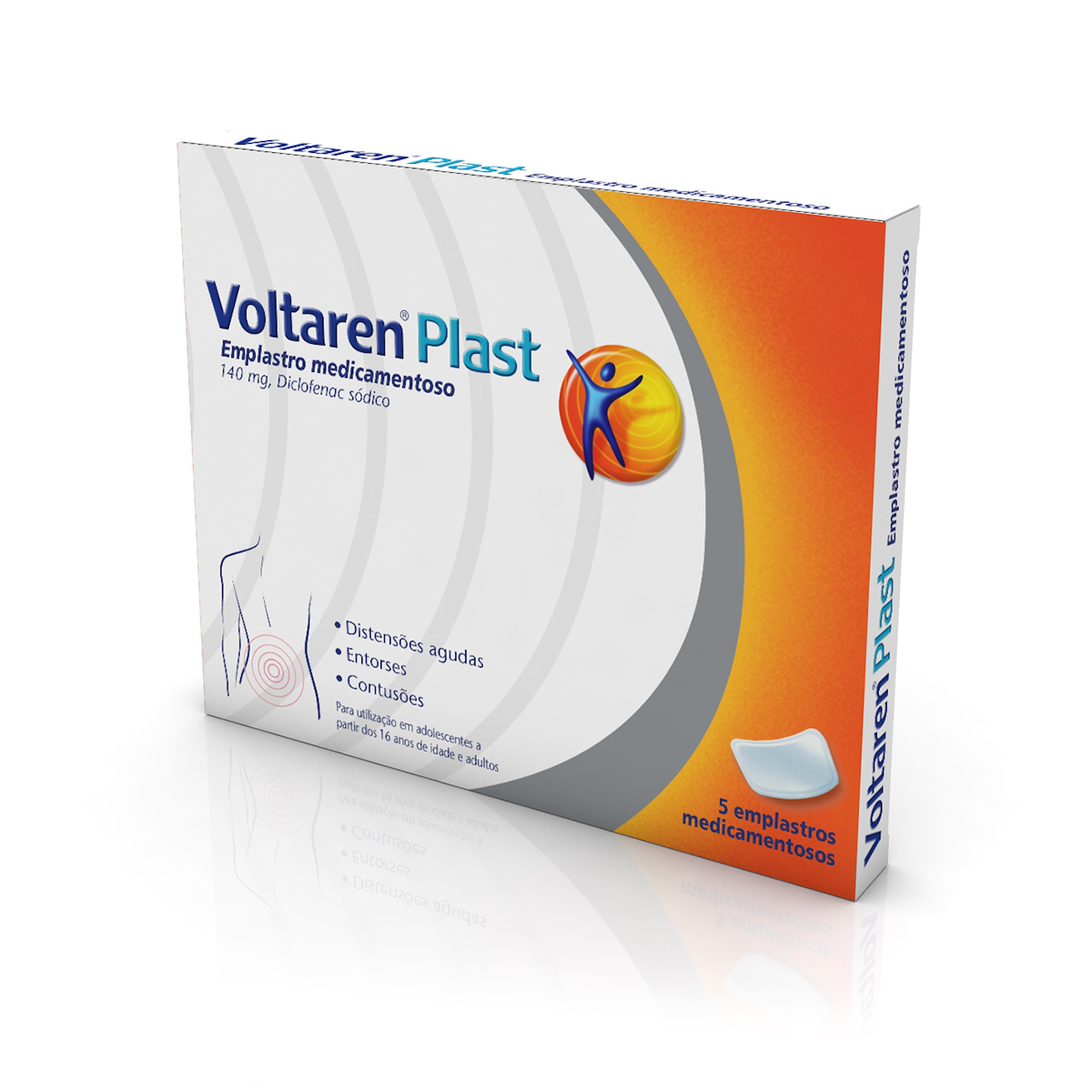 Voltaren Plast, 140 mg x 5 emplastro - Farmácia Garcia