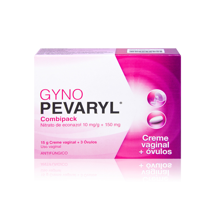 Gyno-Pevaryl Combipack (15g), 10mg/g + 150mg x 1 creme bisnaga + óvulo - Farmácia Garcia