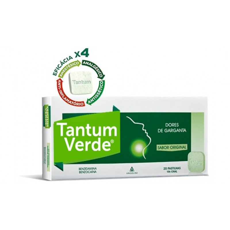 Tantum Verde, 3/2,5 mg x 20 pst - Farmácia Garcia