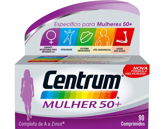 Centrum Mulher 50+ Comprimidos x90 - Farmácia Garcia