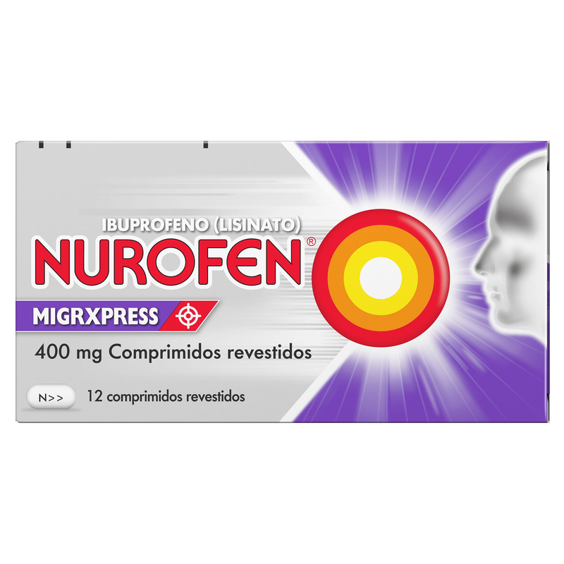 Nurofen Migrxpress, 400 mg x 12 comp rev - Farmácia Garcia