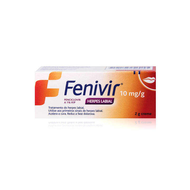 Fenivir, 10 mg/g-2 g x 1 creme bisnaga - Farmácia Garcia