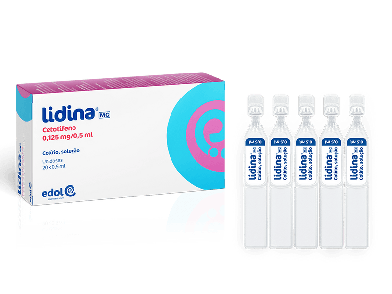 Lidina MG, 0,125 mg/0,5 mL x 20 sol col unidose - Farmácia Garcia
