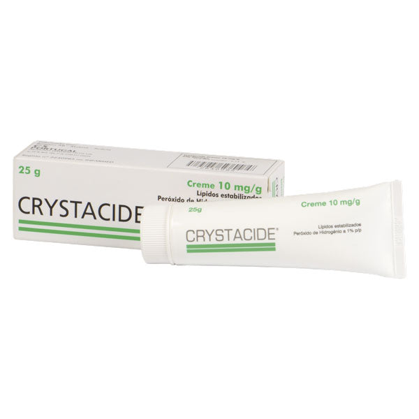 Crystacide, 10 mg/g-25 g x 1 creme bisnaga - Farmácia Garcia