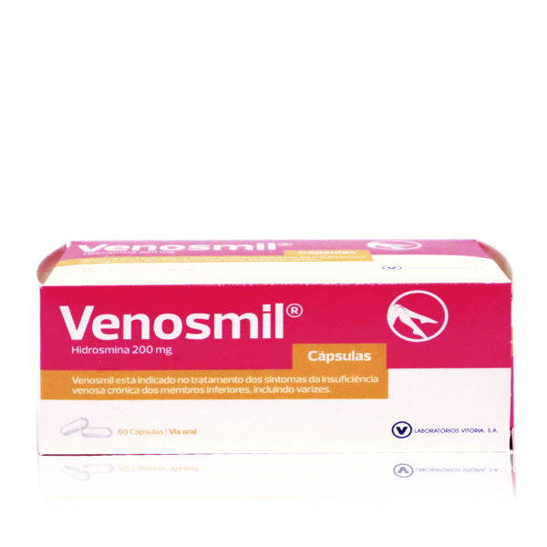 Venosmil, 200 mg x 60 cáps - Farmácia Garcia