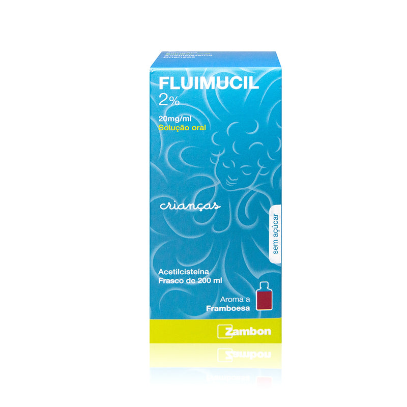 Fluimucil 2%, 20 mg/mL-200 mL x 1 solução oral crianças - Farmácia Garcia