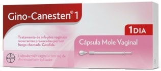 Gino-Canesten 1, 500 mg x 1 cáps mole vag - Farmácia Garcia