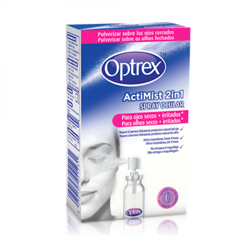 Optrex Actimist  2 em 1 Spray Olhos Secos 10ml - Farmácia Garcia