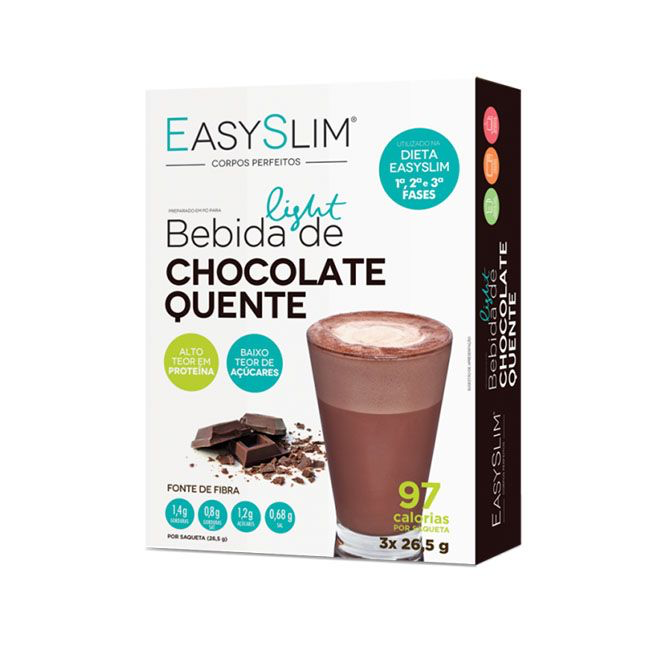 Bebida Chocolate Quente Saquetas 26,5g x3 - Farmácia Garcia