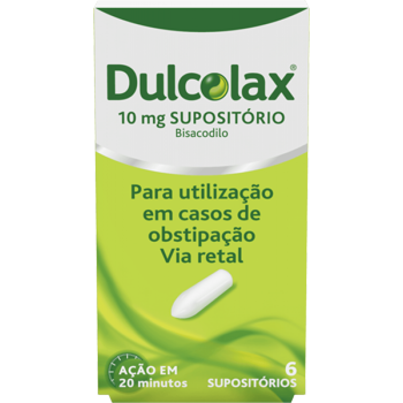 Dulcolax, 10 mg x 6 sup - Farmácia Garcia