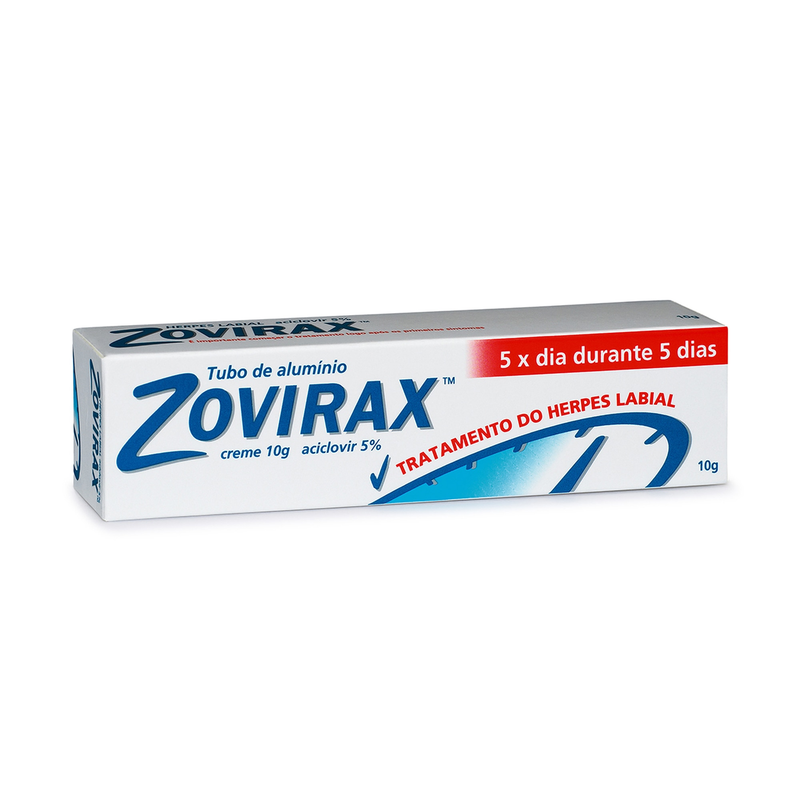 Zovirax, 50 mg/g-10 g x 1 creme bisnaga - Farmácia Garcia